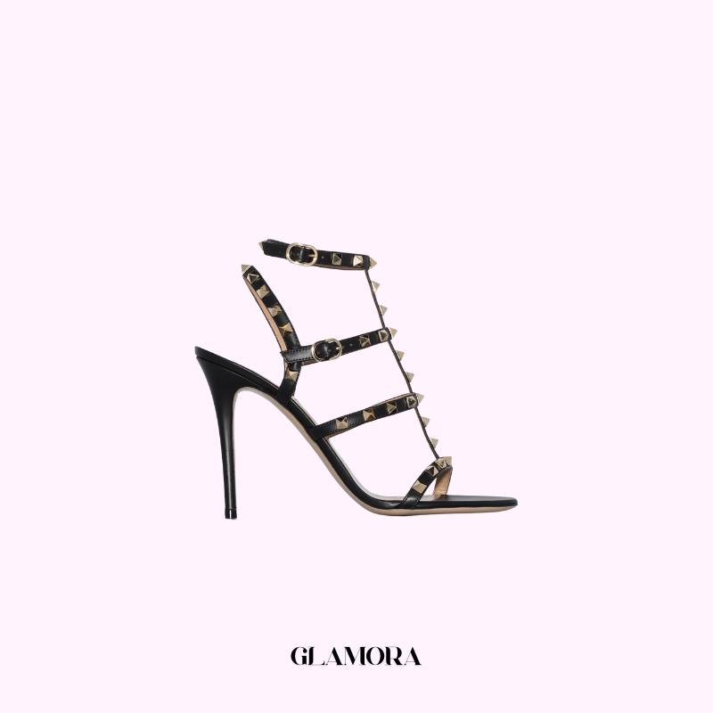 Sandália "Rockstud" Valentino Garavani