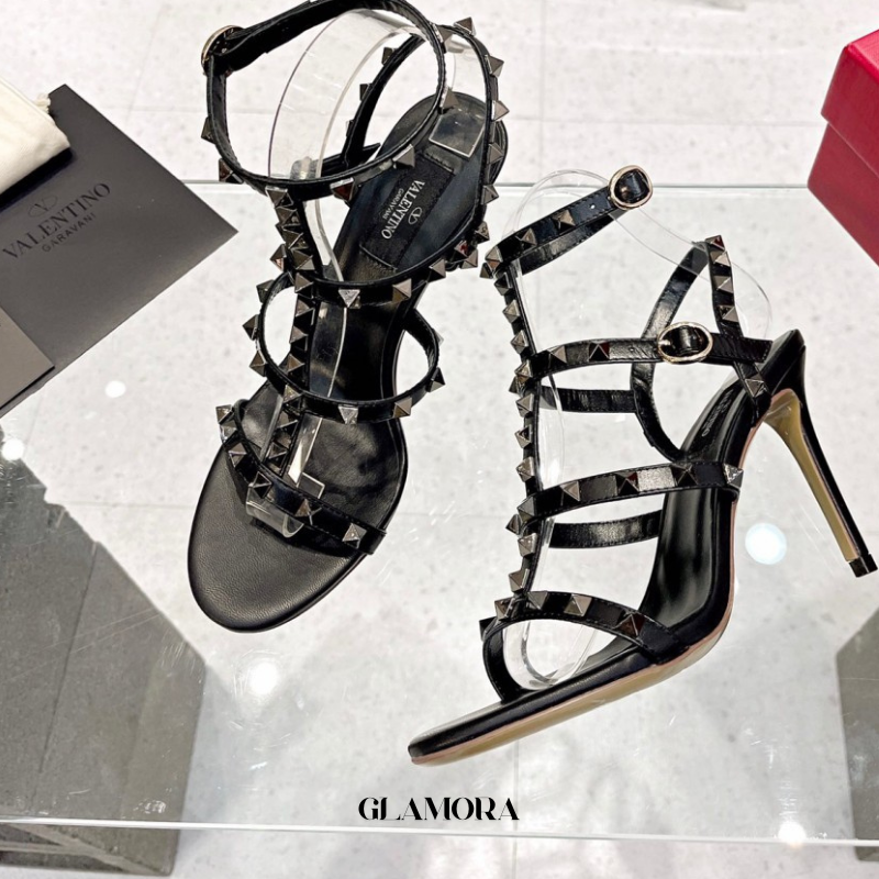 Sandália "Rockstud" Valentino Garavani